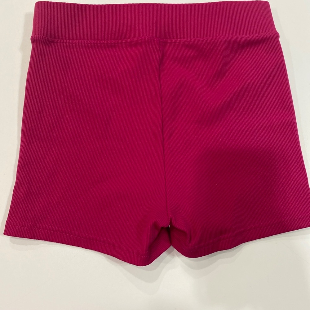 Alo yoga pink magenta crush sports bra xs biker shorts s   2 pc set - Picture 7 of 13